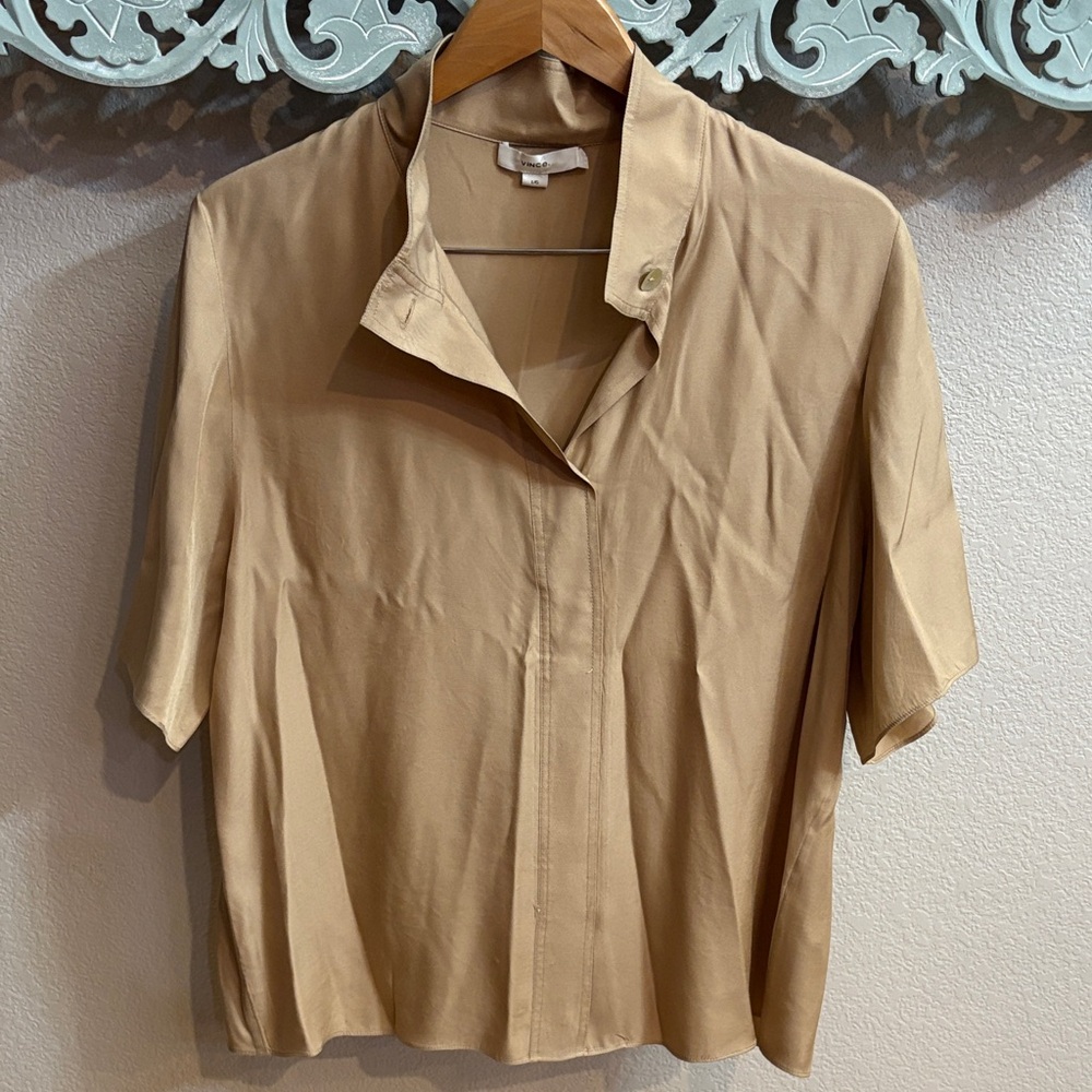 Vince Classic Beige Blouse